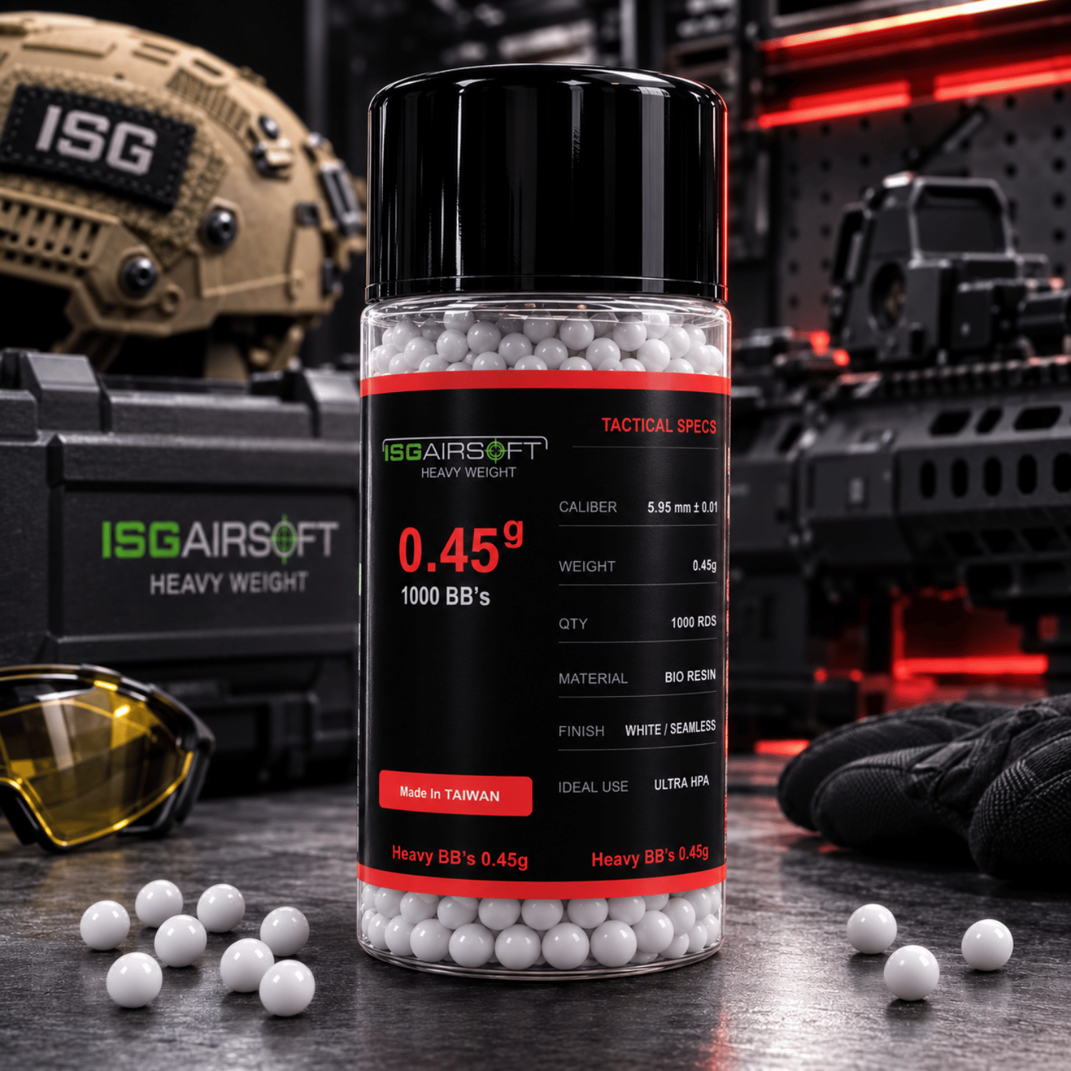 ISGairsoft TAYVAN 0.45g Airsoft Şişe BB 1000BB BOTTLE
