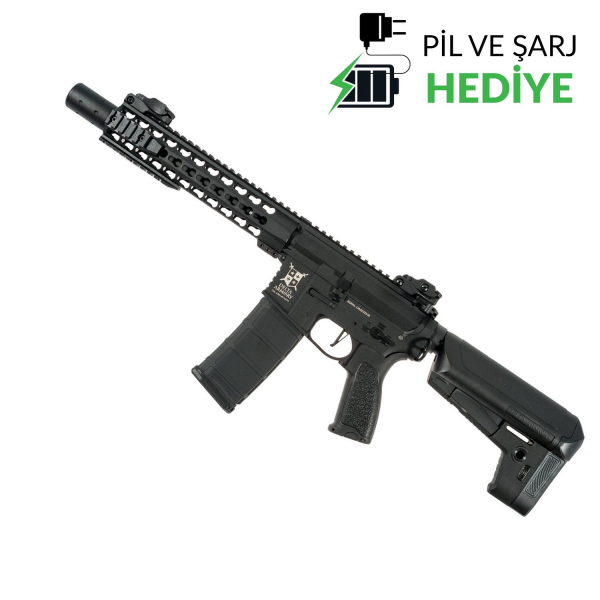 Delta Armory M4 AR15 CQB-R Charlie Pil şarj set Airsoft Tüfek Siyah DA-C02