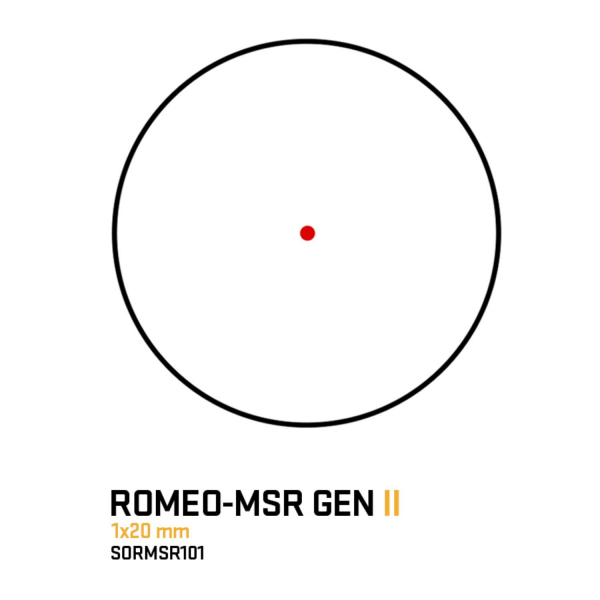 SIG SAUER Romeo MSR Gen II 2 MOA Red Dot Sight