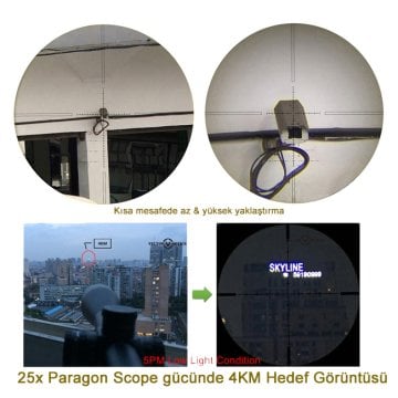 Paragon 6-30x56 Tüfek Dürbünü