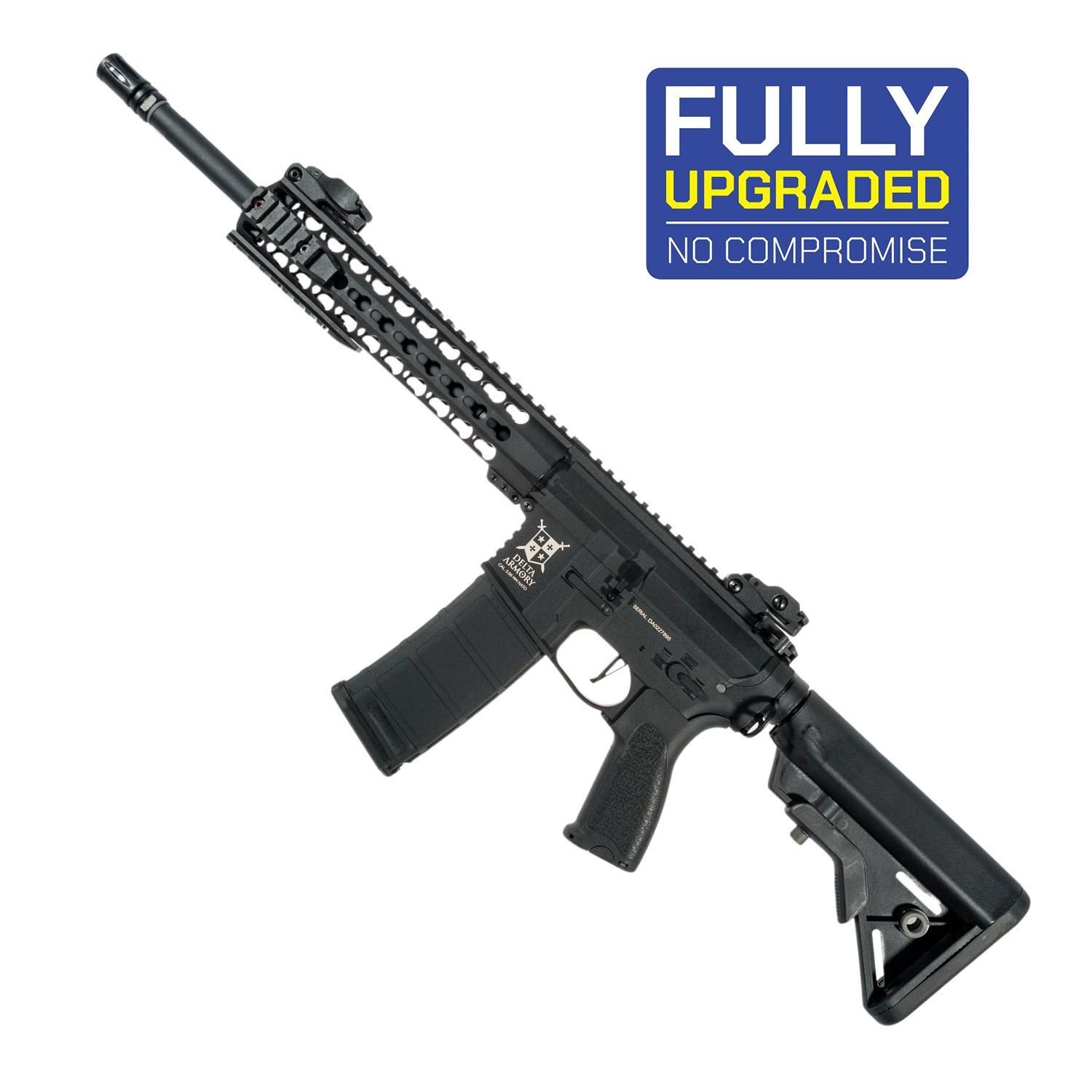 Delta Armory M4 AR15 KeyMod 10'' Charlie ETU Siyah AEG Airsoft Tüfek