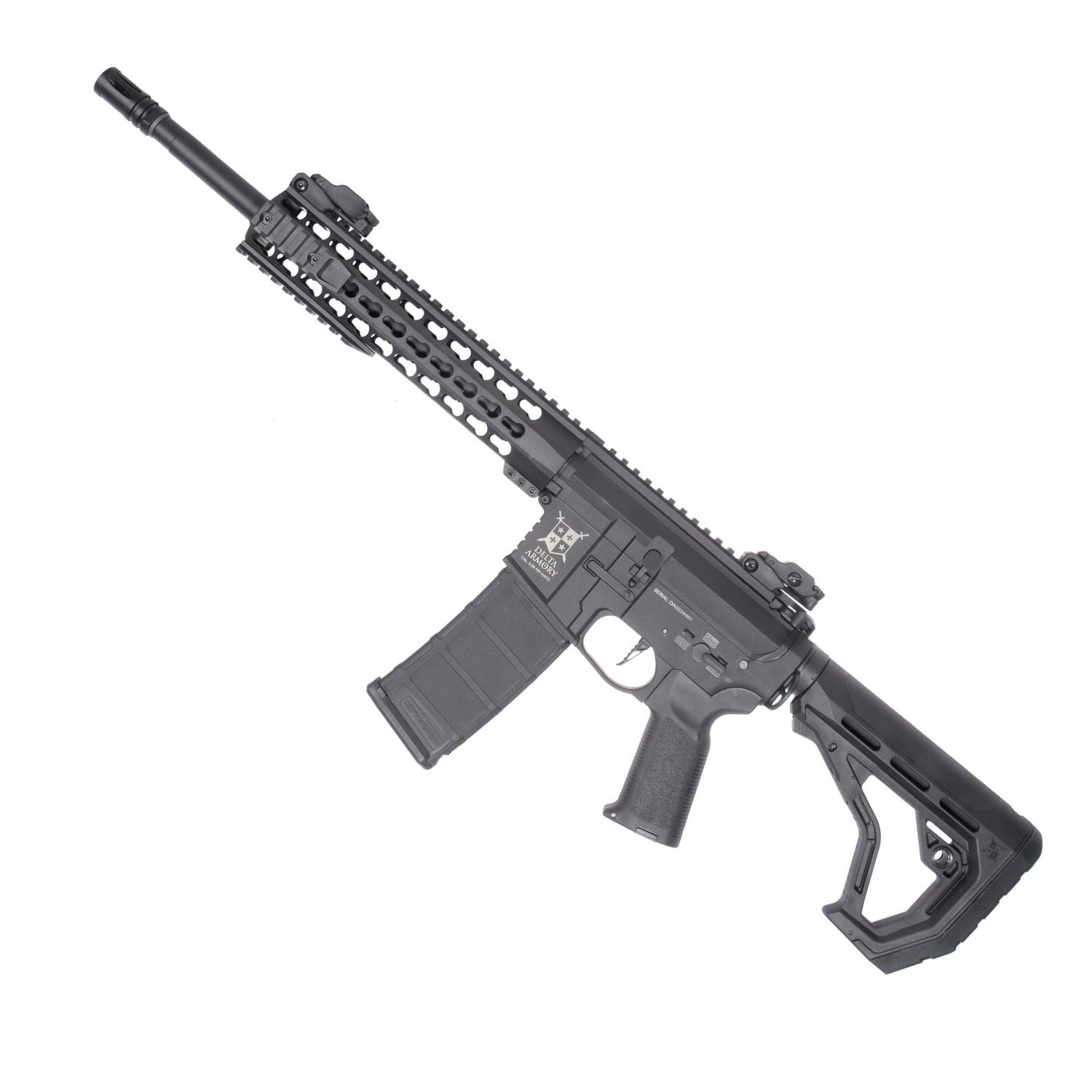 Delta Armory AR15 KeyMod 10'' Charlie EAGLE Siyah AEG Airsoft Tüfek