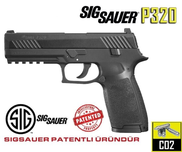 Sig Sauer P320 Siyah 4.5 mm Havalı Tabanca