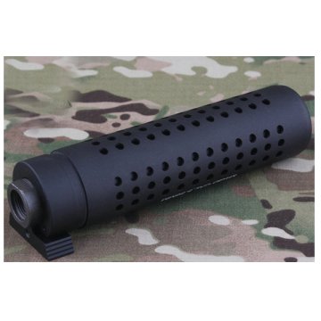 ISG KAC PDW QD Alev Gizleyenli QD Susturucu Replika (Kısa Tip) 14.5cm- Siyah ISG0480