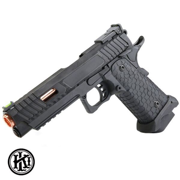 KLI HI-CAPA JW3 5.1 BABAYAGA CO2 BLOWBACK HAVALI TABANCA - ÇELİK BB - SİYAH