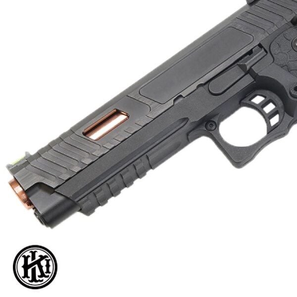 KLI HI-CAPA JW3 5.1 BABAYAGA CO2 BLOWBACK HAVALI TABANCA - ÇELİK BB - SİYAH
