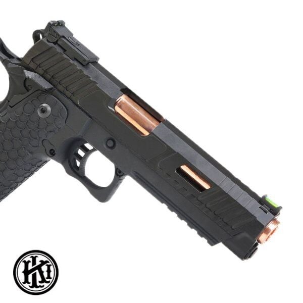 KLI HI-CAPA JW3 5.1 BABAYAGA CO2 BLOWBACK HAVALI TABANCA - ÇELİK BB - SİYAH