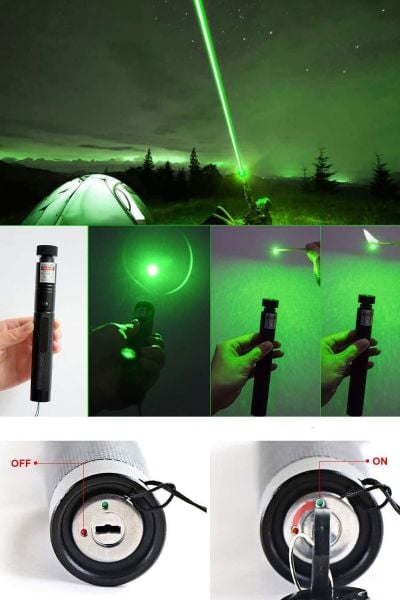 SS Yeşil Lazer Pointer Yesil-  Güçlü İşaretleyici Yeşil Lazer