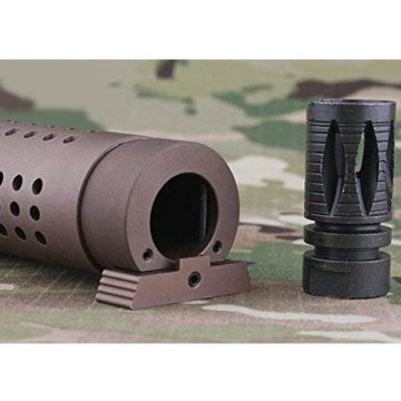 ISG KAC PDW QD Alev Gizleyenli QD Susturucu Replika (Kısa Tip) 14.5cm- Bronz ISG0480A