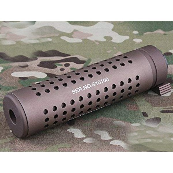 ISG KAC PDW QD Alev Gizleyenli QD Susturucu Replika (Kısa Tip) 14.5cm- Bronz ISG0480A