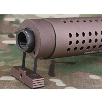 ISG KAC PDW QD Alev Gizleyenli QD Susturucu Replika (Kısa Tip) 14.5cm- Bronz ISG0480A