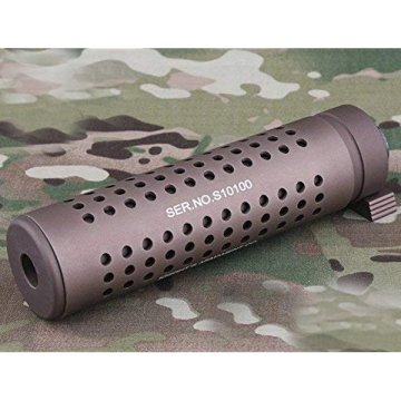 ISG KAC PDW QD Alev Gizleyenli QD Susturucu Replika (Kısa Tip) 14.5cm- Bronz ISG0480A