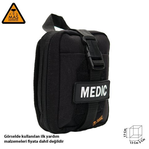 SAĞLIK ÇANTASI DİKEY-BÜYÜK Siyah MAS-04 12-30