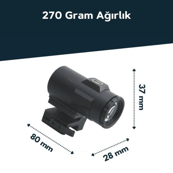 Vector Optics Maverick-IV 3x22 Magnifier Mini YAKINLAŞTIRICI