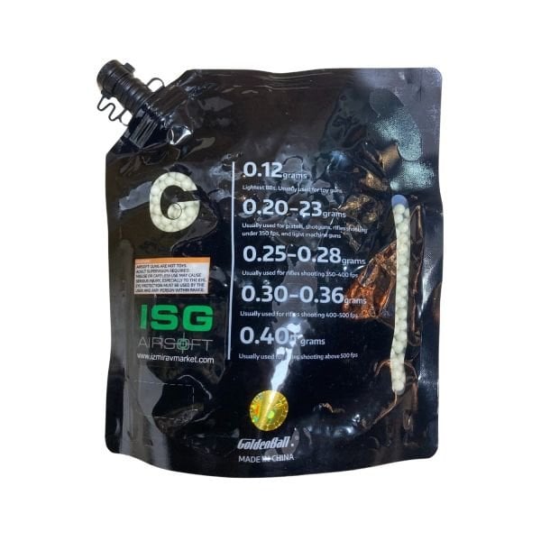 ISGairsoft 0.25g (0,25g) Tracer BB GREEN 3000adet Kolay Dolum Kapaklı Paket