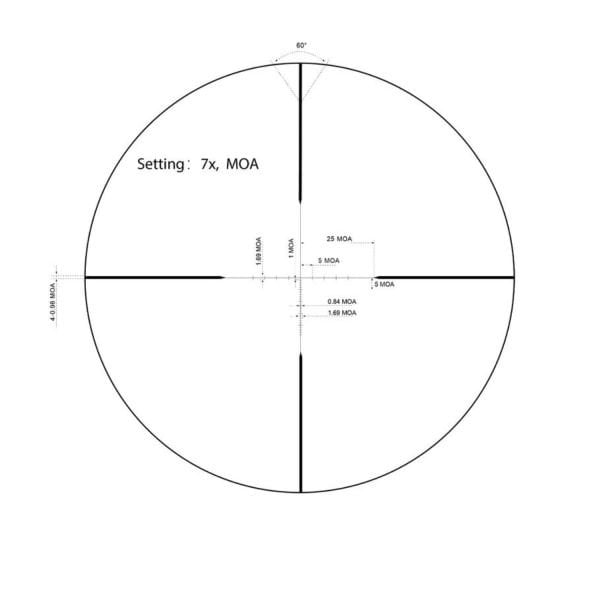 Vector Optics Matiz 2-7x32 MOA 1'' SFP Tüfek Dürbünü