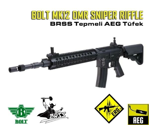 BOLT MK12 MODRETS DMR SNIPER RIFLE BRSS Tepme Sistemli