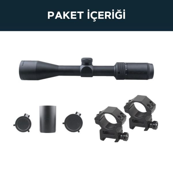 Vector Optics Matiz 3-9x40 MIL 1'' SFP Tüfek Dürbünü