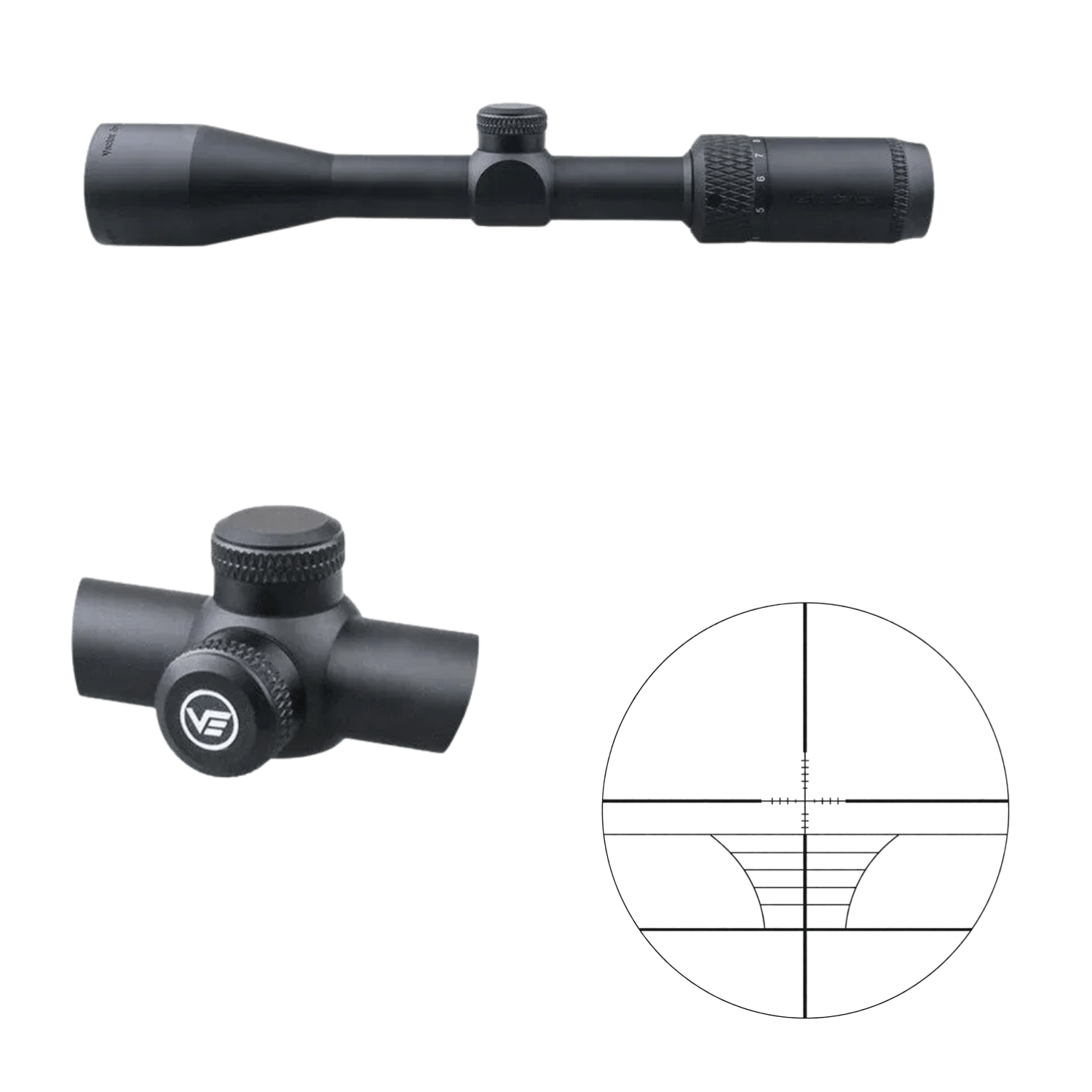 Vector Optics Matiz 3-9x40 MIL 1'' SFP Tüfek Dürbünü | Vector