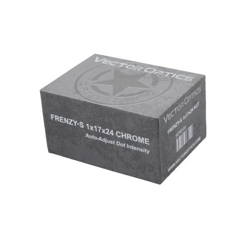 SCRD-54 Vector Optics Frenzy-S 1x17x24 AUT Chrome Tabanca RedDot