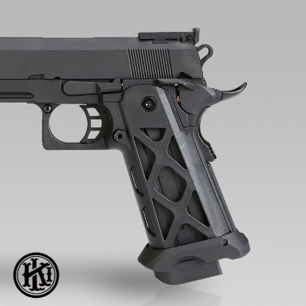 KLI ELITE MKII Hi-Capa 4.5mm Susturucu Adaptörlü GTA5 Havalı Tabanca - Siyah