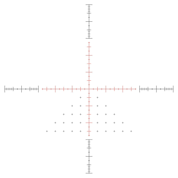 HAWKE SideWinder 30mm SFP 6-24X56 20x 1.2 Mil Dot + (Half Mil Reticle) Yivli Tüfek Dürbünü 17260
