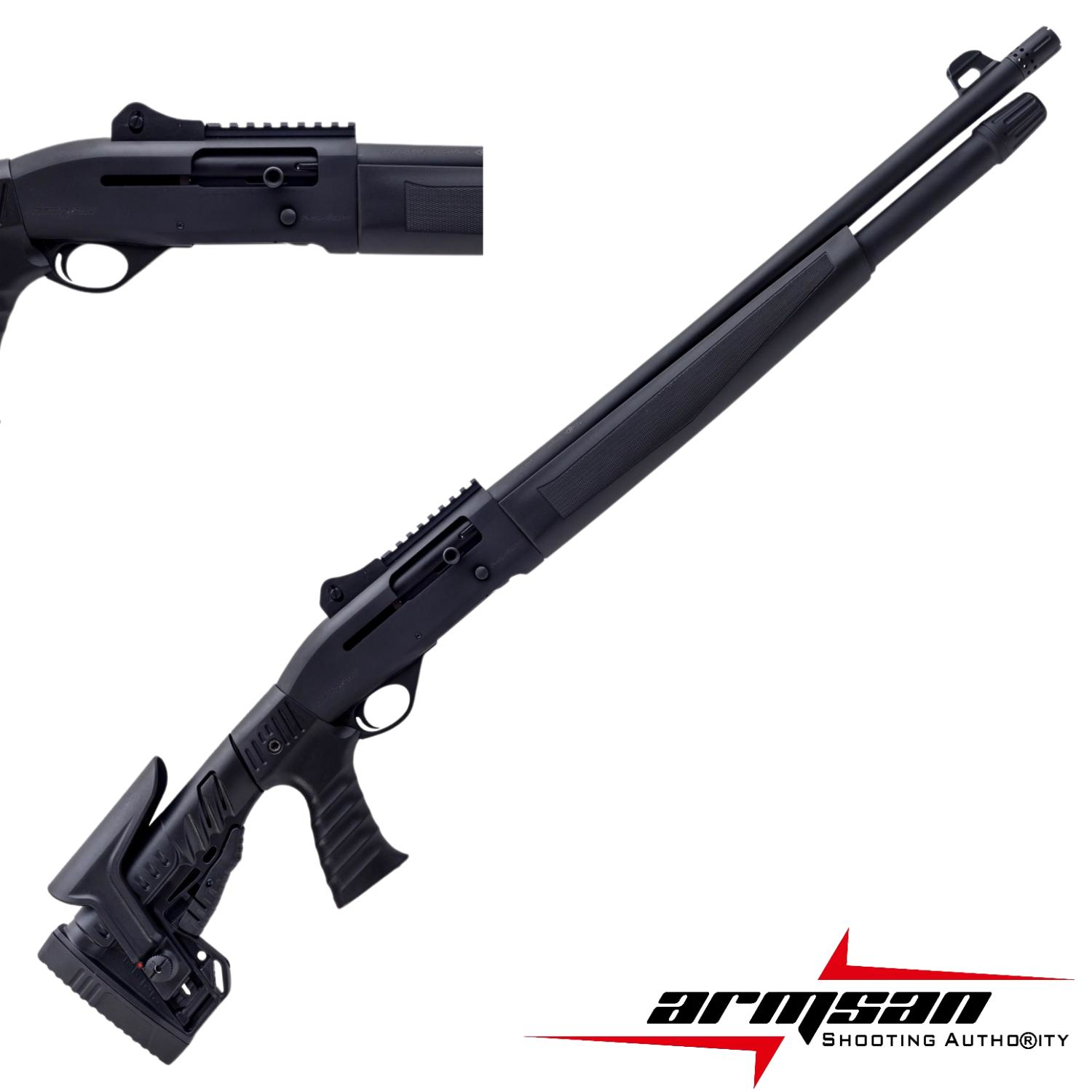 ARMSAN RS-A2 (7+1) TEL. YİVSİZ YARI OTO TÜFEK 12 CAL 51 CM