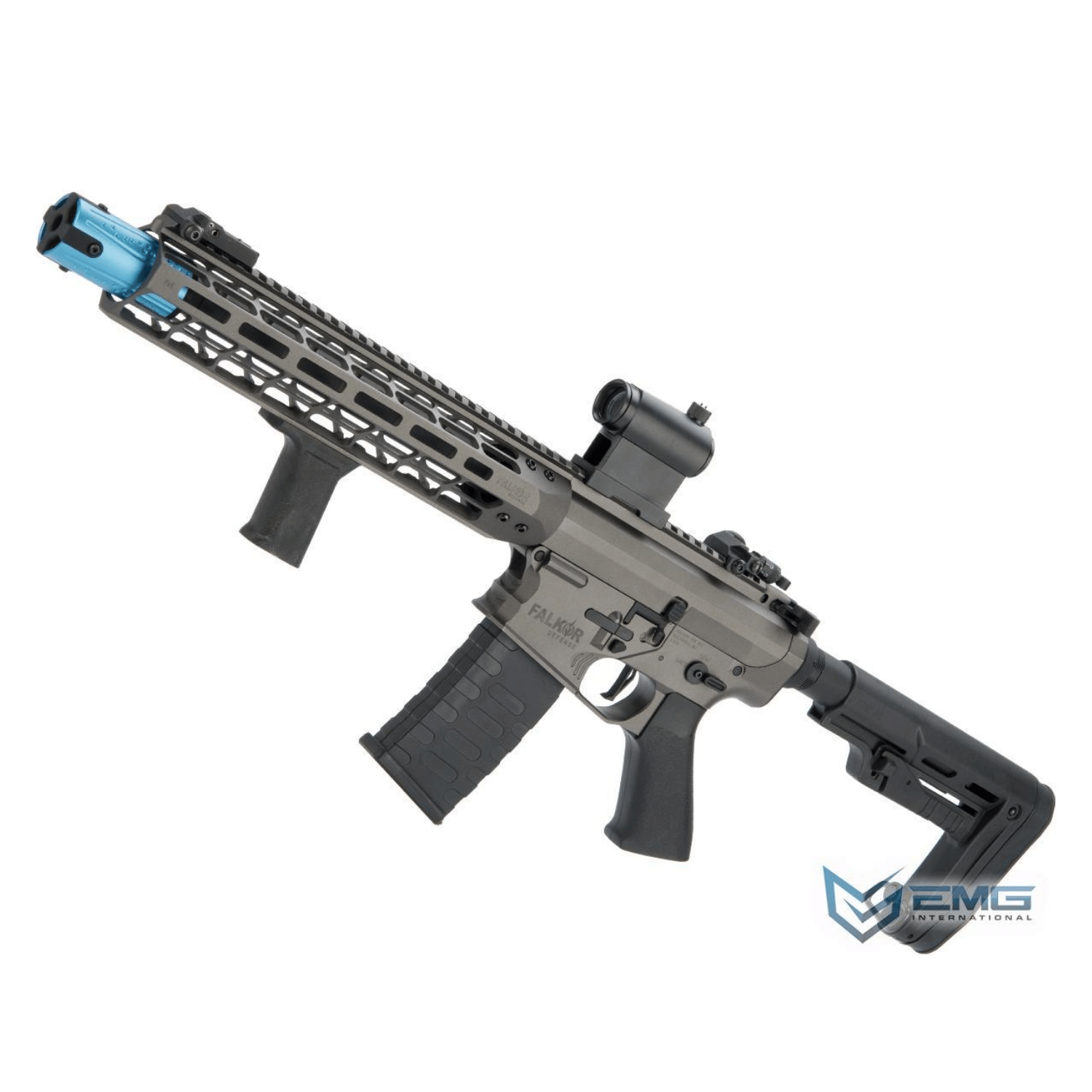 EMG Falkor Blitz SBR GREY AR15 Airsoft AEG Tüfek SilverEdge2.0
