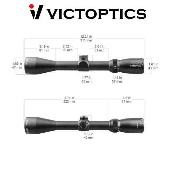 Victoptics B3 3-9x40 1'' SFP Tüfek Dürbünü