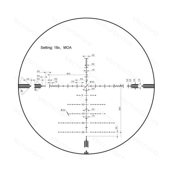 SCOL-57 // Vector Optics Orion ProMax 3-18x50HD SFP Tüfek Dürbünü