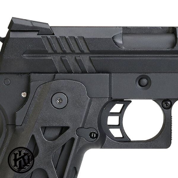 KLI TARTARUS MKII 4.5mm Susturucu Adaptörlü Havalı Tabanca - Siyah