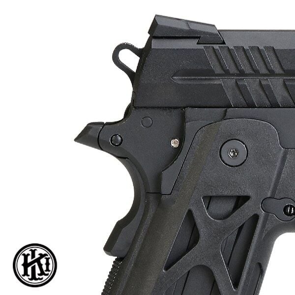 KLI TARTARUS MKII 4.5mm Susturucu Adaptörlü Havalı Tabanca - Siyah