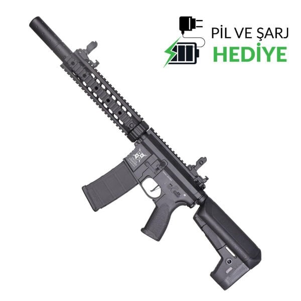 Delta Armory AR15 SilentOps 9'' BRAVO Airsoft Tüfek / Siyah DA-B08