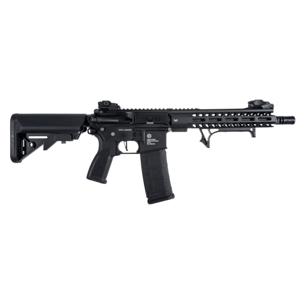 Delta Armory Grand Power M4 AR15 10'' M-Lok ALPHA Siyah AEG Airsoft Tüfek / Pil Şarj Setli