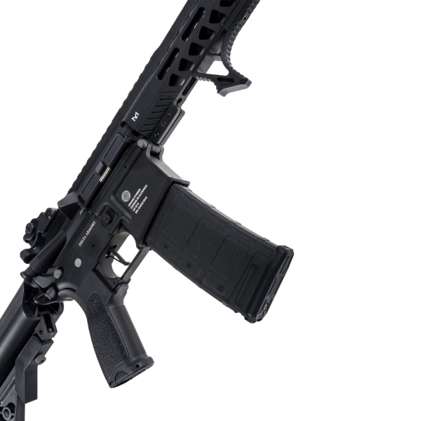 Delta Armory Grand Power M4 AR15 10'' M-Lok ALPHA Siyah AEG Airsoft Tüfek / Pil Şarj Setli