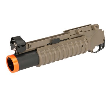 Matrix 40mm M203 Bomba Atar M4 M16 Serisi Airsoft Tüfekler İçin Kısa Tip Çöl Rengi
