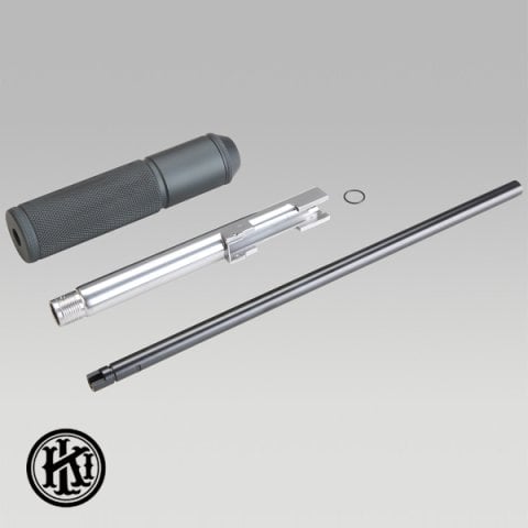 KLI 4.5mm Beretta M9A3  UPGRADE DIŞ NAMLU (KROM) +İÇ NAMLU+ SUSTURUCU REPLİKA SETİ