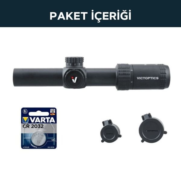 Victoptics S6 1-6x24 SFP Tüfek Dürbünü OPSL-22