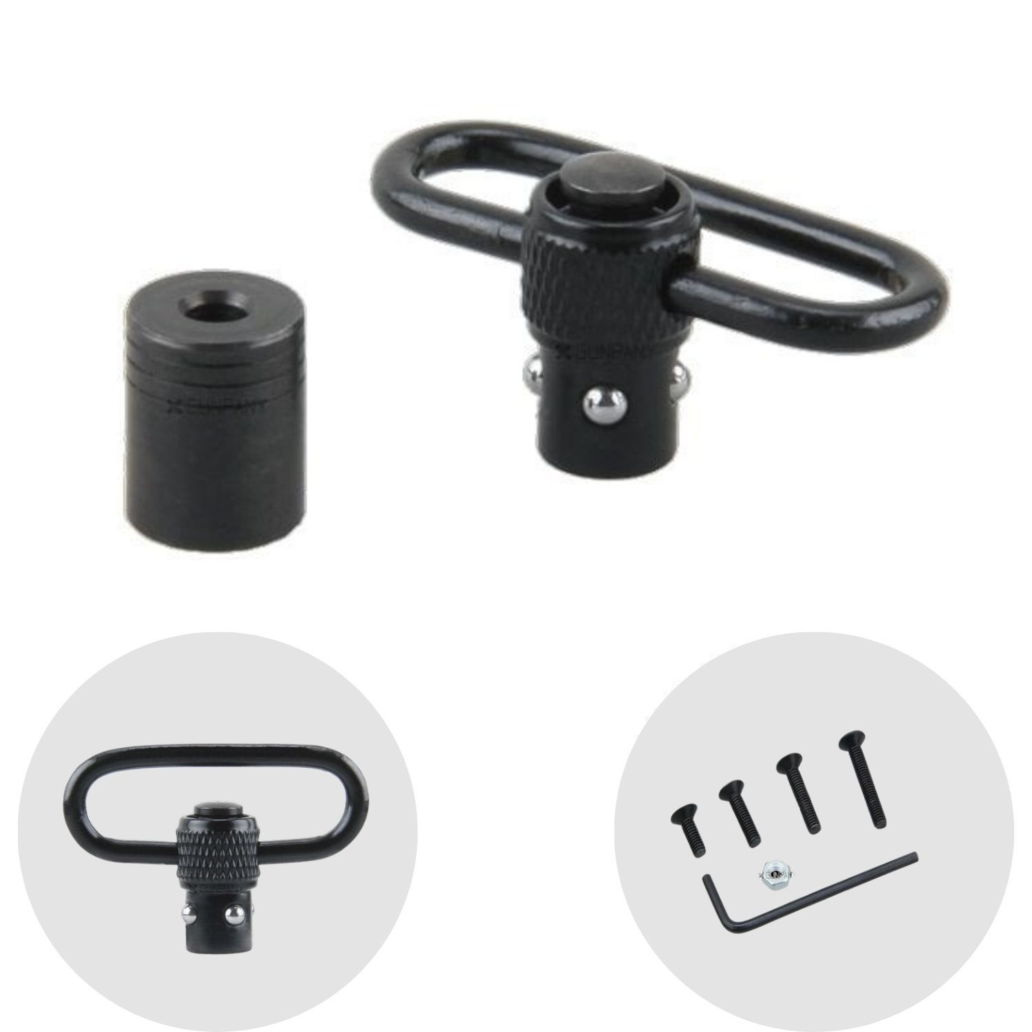 Vector Optics 1.4 Inch Push Button QD Kayış Bağlama Aparatı