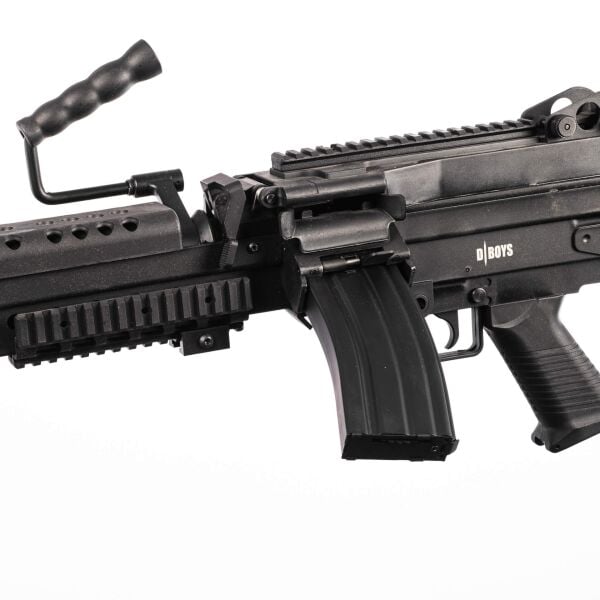 DBOYS M249 MK2 LMG Hafif Makinalı Airsoft Tufek Siyah (1891L)