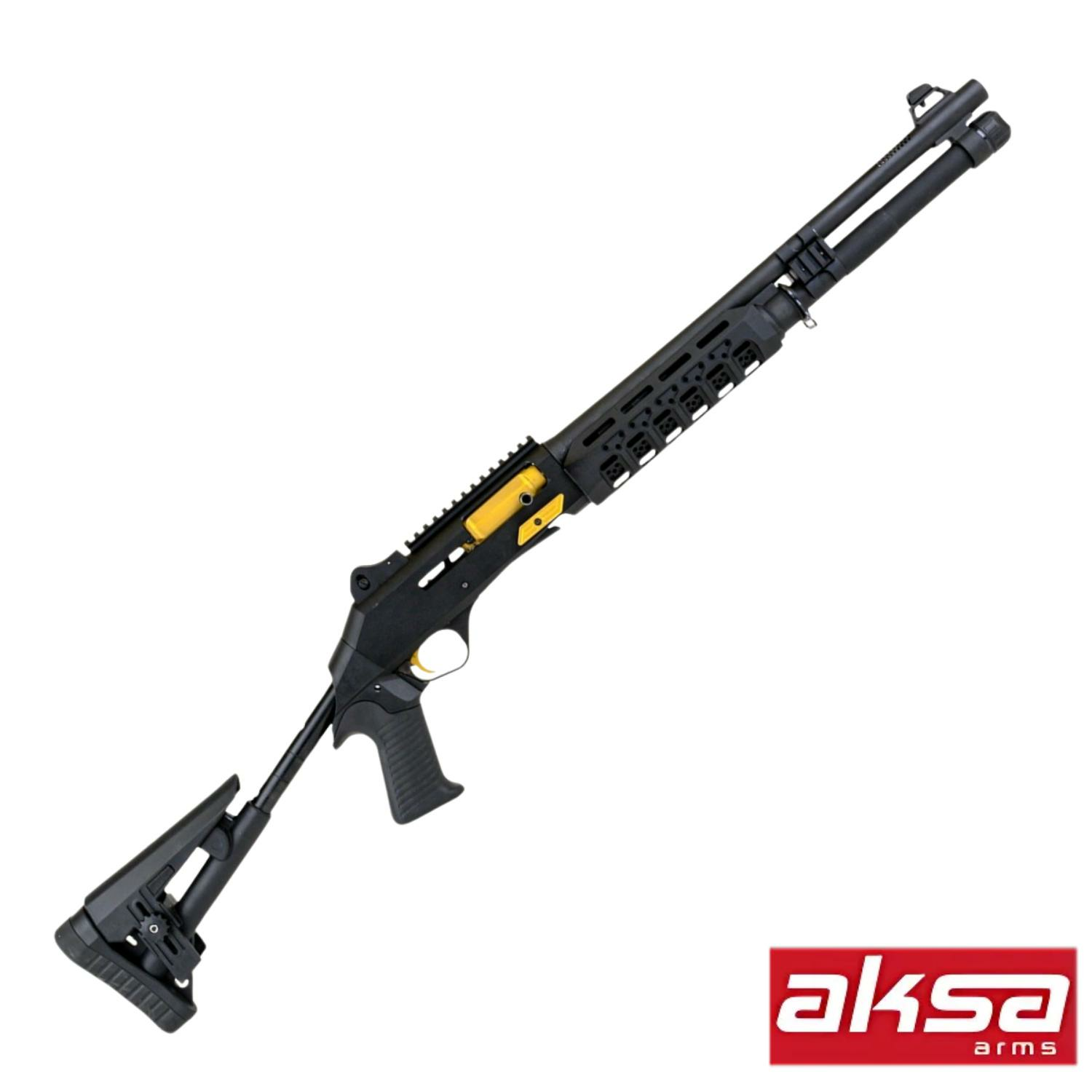 CROSSFİRE S4 12 CAL.EXTREME-AL 6+1 47CM TUNGSTEN-SARI YARI OTOMATİK YİVSİZ AV TÜFEĞİ