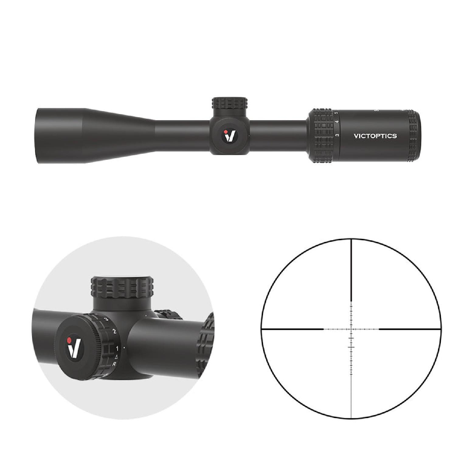 Victoptics SOI 3-9x40 Tüfek dürbünü 25.4mm Tüp IR Aydınlatmalı 1/10MIL