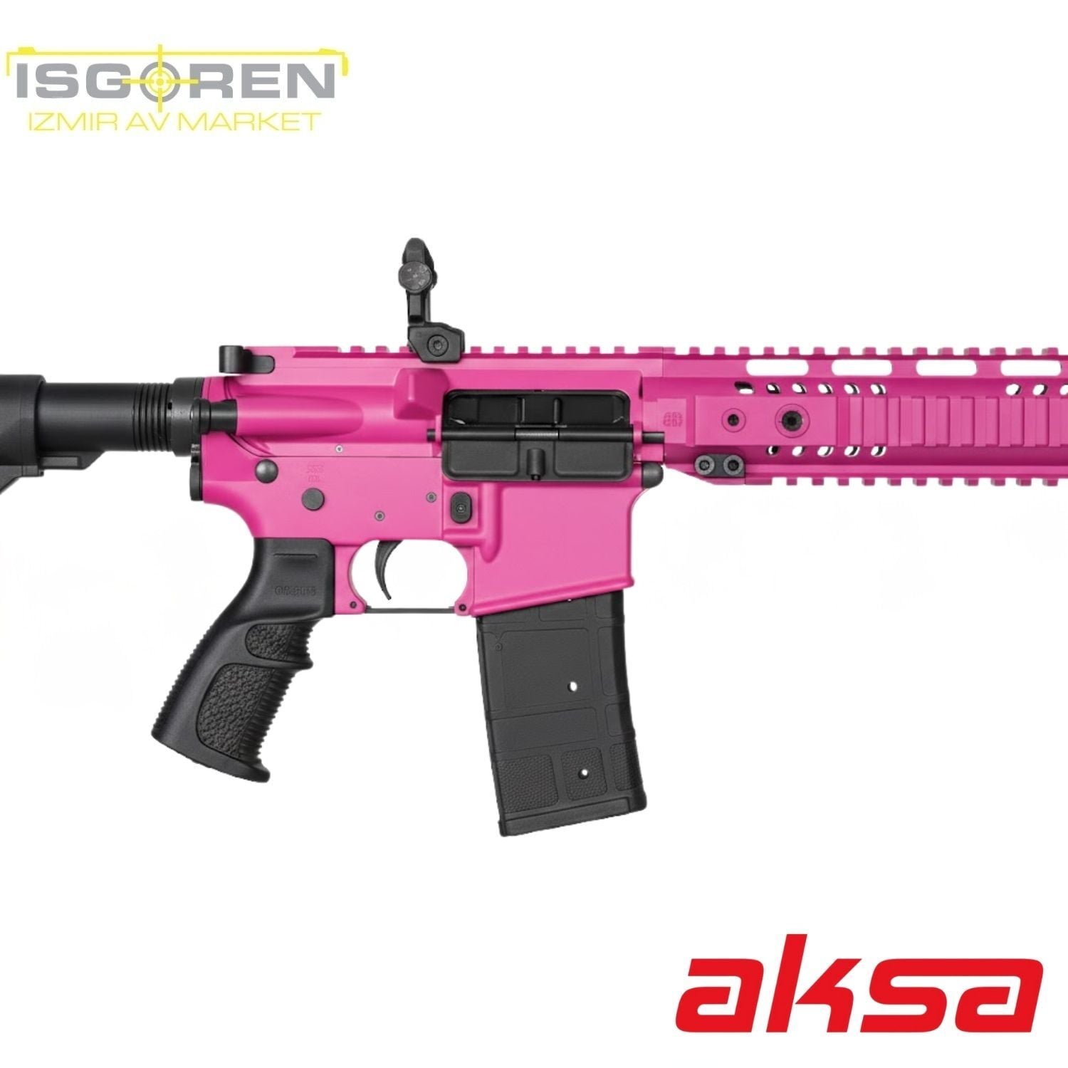 AKSA CROSSFİRE T-14 36 KALİBRE PEMBE YARI OTOMATİK AV TÜFEĞİ