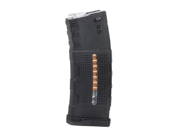 BATTLEAXE m4 MID-CAP 150BB MERMI GORUNUMLU Airsoft Magazine Şarjör SIYAH