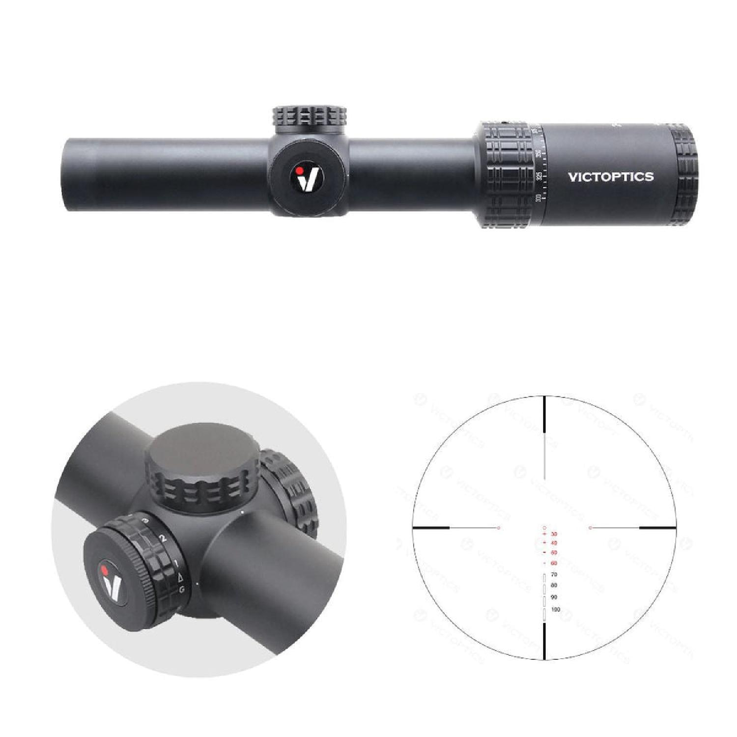 VictOptics SCB 2-5x24IR CROSSB Tüfek Dürbünü - OPSL30