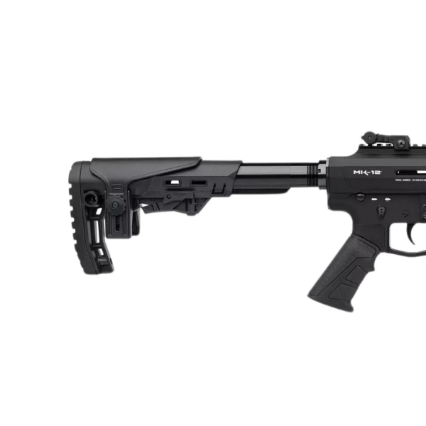 DERYA MK12 SIYAH ŞARJÖRLÜ YARI OTO. YİVSİZ AV TÜFEĞİ 12CAL 51CM (AS-101S)