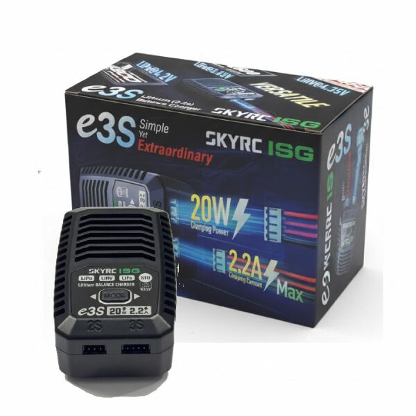 SKYRC ISG E3 LIPO Şarj Cihazı 2S-3S Lithium Balance Charger
