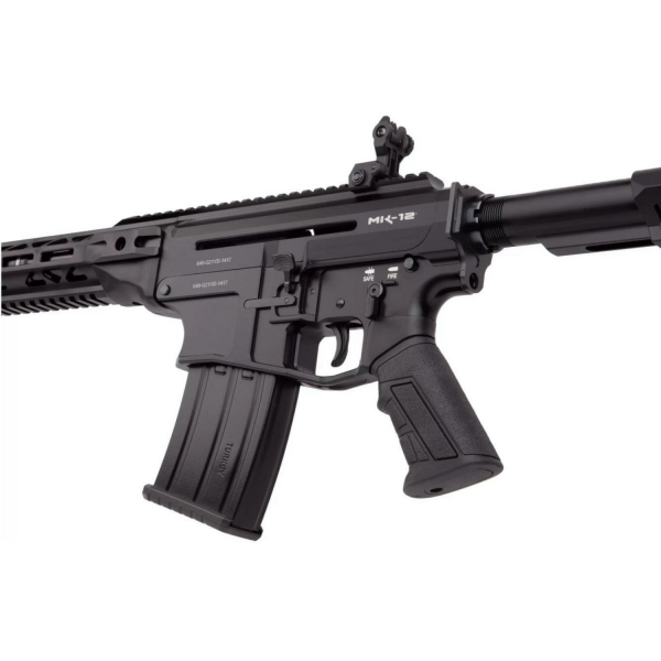 DERYA MK12 SIYAH ŞARJÖRLÜ YARI OTO. YİVSİZ AV TÜFEĞİ 12CAL 51CM (AS-101S)