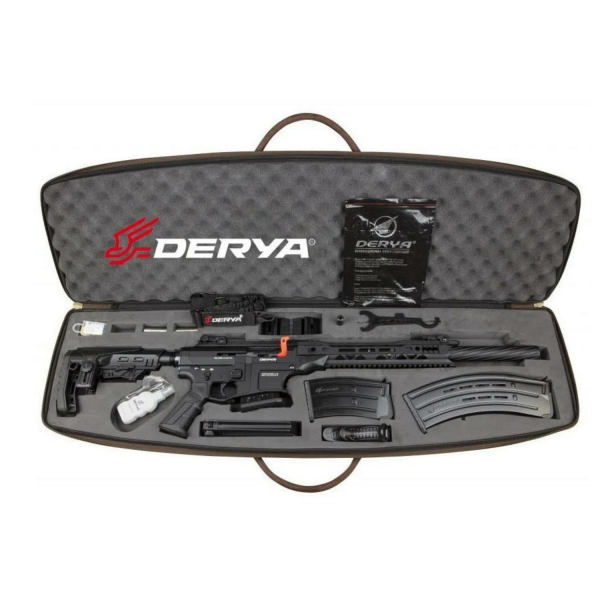 DERYA MK12 SIYAH ŞARJÖRLÜ YARI OTO. YİVSİZ AV TÜFEĞİ 12CAL 51CM (AS-101S)