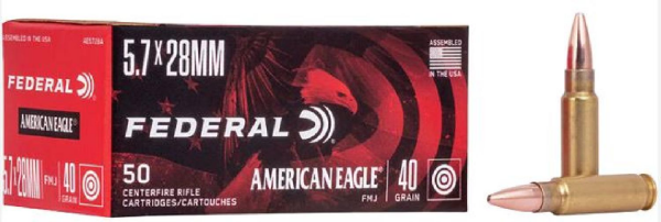5.7X28 MM FEDERAL-A EAGLE (FMJ-40 GRN) TABANCA FİŞEĞİ
